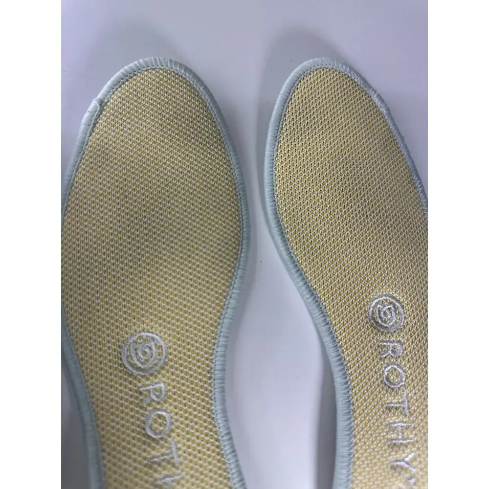 Rothy's Round Toe The Flat Ballet Slip On Knit Shoes Sunshine Yellow Women's 7.5 - Picture 7 of 16